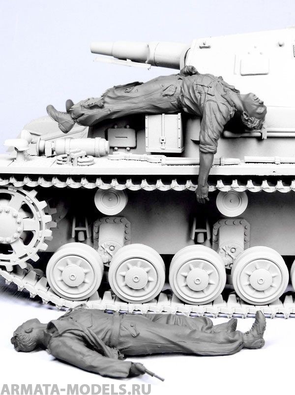 T-35092 Т-35092 Немецкие танкисты эвакуация из подбитого танка III (1941-45 гг) (2) Tank