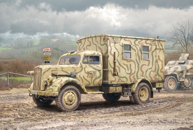 6575ИТ German radio truck Italeri