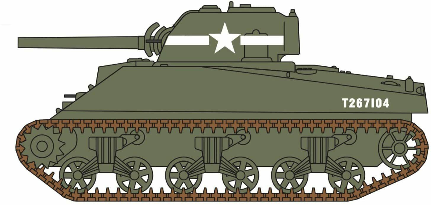 A01303V Сборная модель Танка Sherman M4 Mk1 Airfix