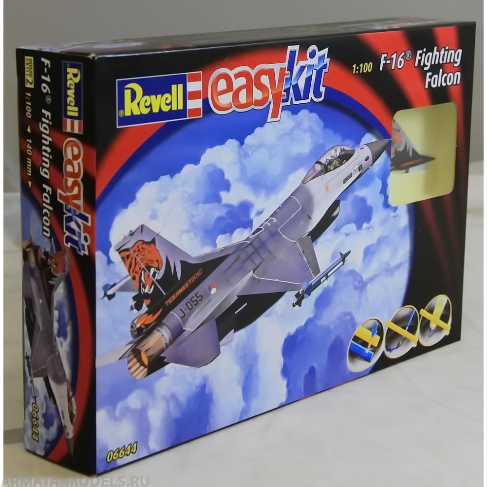 06644 Сборка Самолет Истребитель F-16 Fighting Falcon Revell