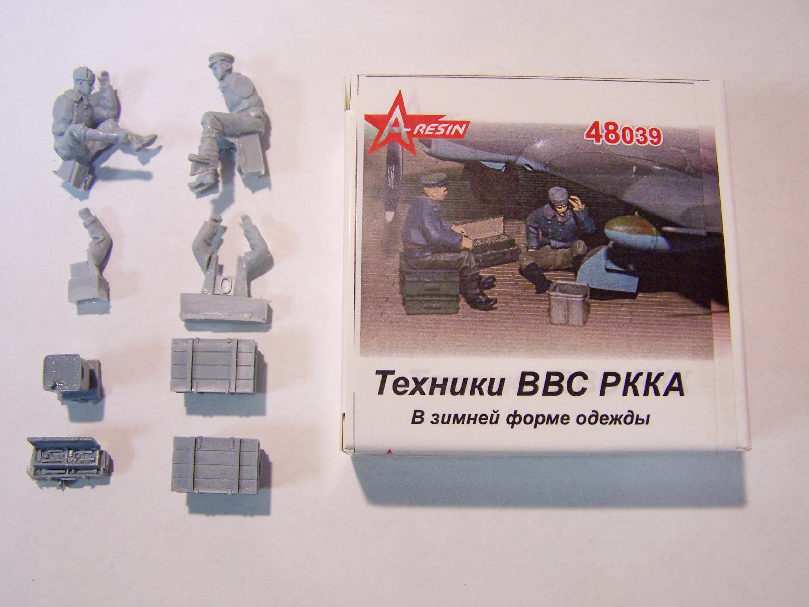48039AR Техники ВВС РККА в зимней форме одежды