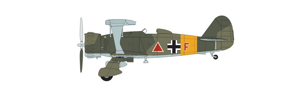 A02051V Сборная модель самолета Henschel Hs123A-1 Airfix