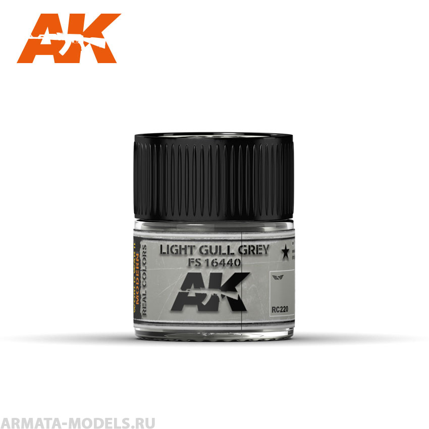 RC220 Краска Real Colors Light Gull Grey FS 16440 10ml