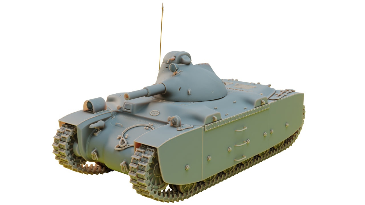 AM72777 Французский средний танк G1R с круглой башей Arma Models