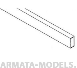 EVG153 Полоска пластиковая 1,5х1,5 мм, 10 шт/уп.