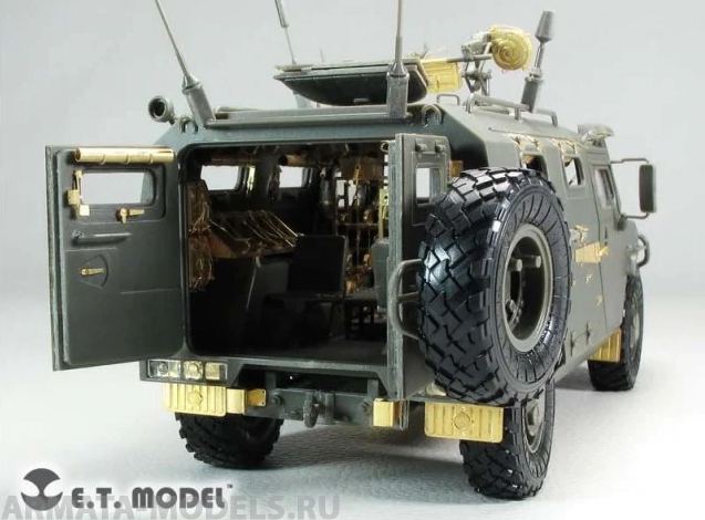 E35-195ET Russian GAZ-233014 STS TIGER Interior