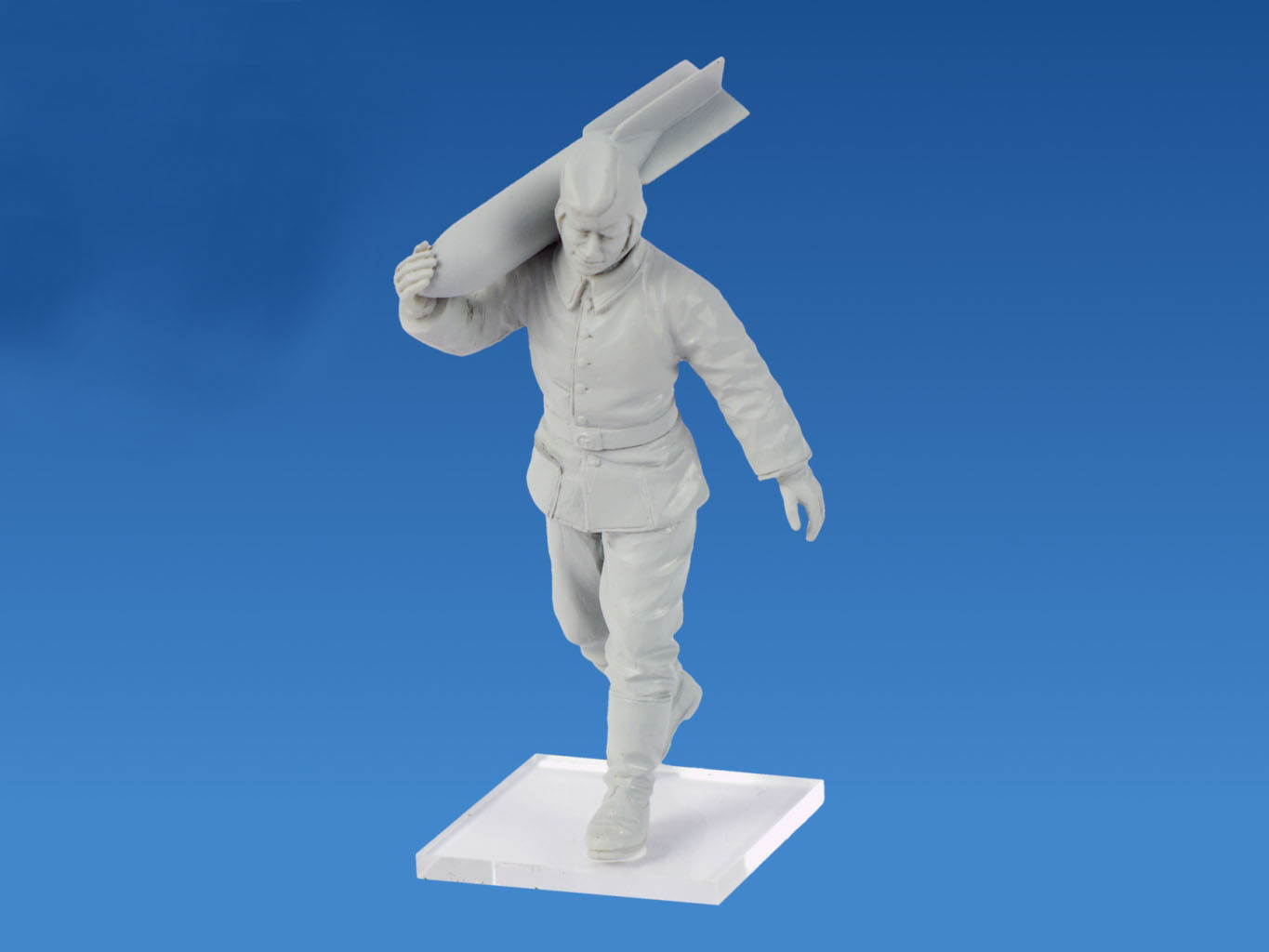 Набор фигурок 48086 Фигуры Пилоты и техники ВВС Германии (зимний вариант) 2МВ ICM