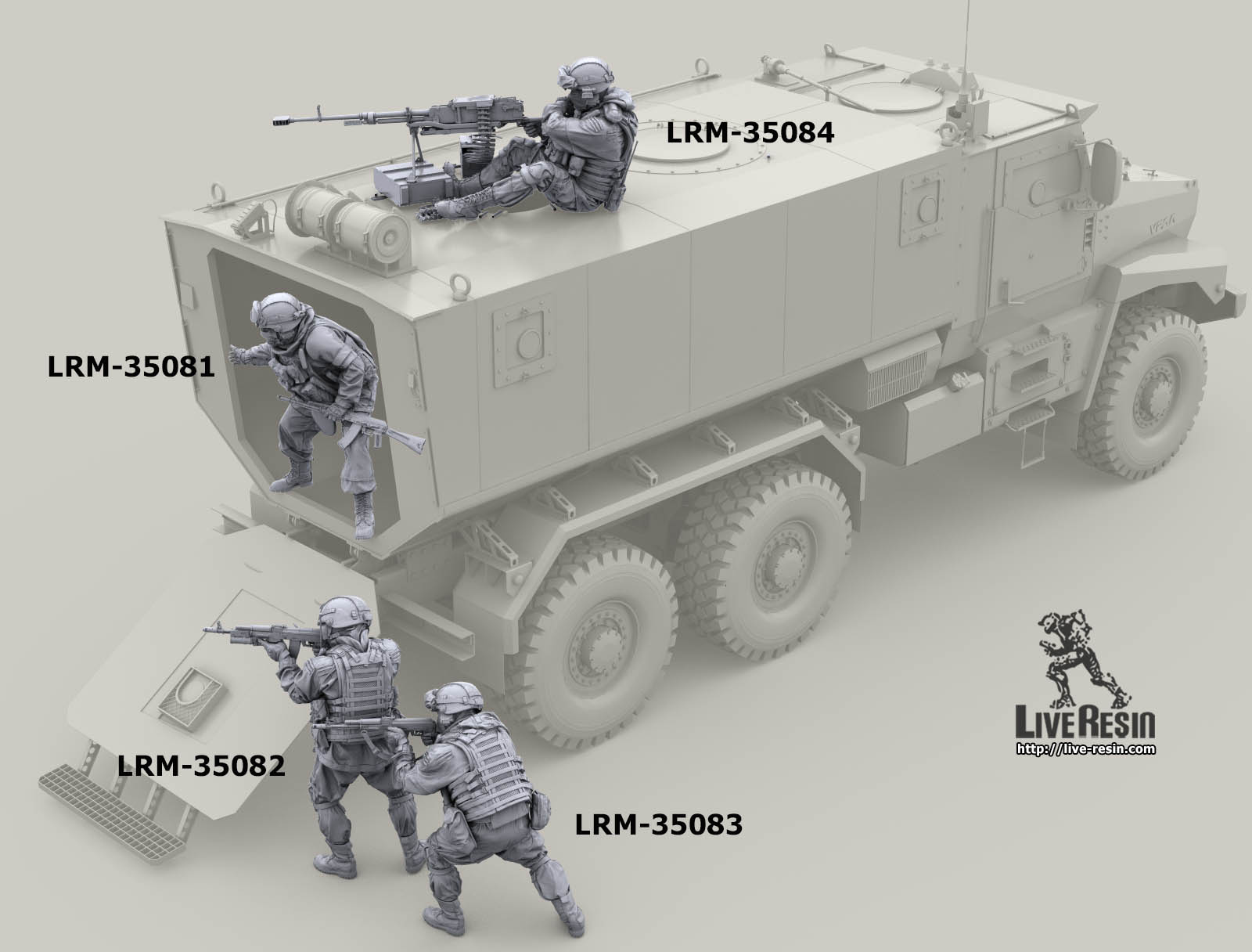 LRM35081 Современный солдат Российской Армии - Стрелок - 26 Live Resin