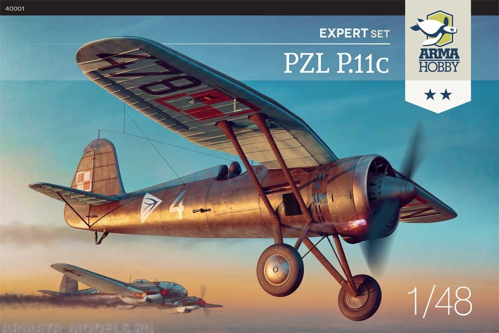 AH40001 PZL P.11c Expert Set Arma Hobby