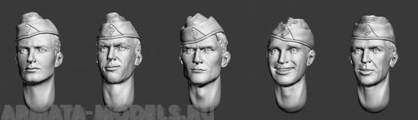 ARM356026 Немецкие головы (танкисты) ВОВ, №1 ARMOR35