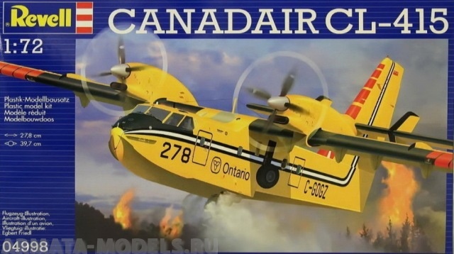 04998 Противопожарный самолет-амфибия Canadair BOMBADIER CL-415 Revell