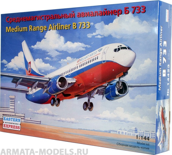 ЕЕ14423 Авиалайнер Б-733 Атлант-Союз Восточный экспресс