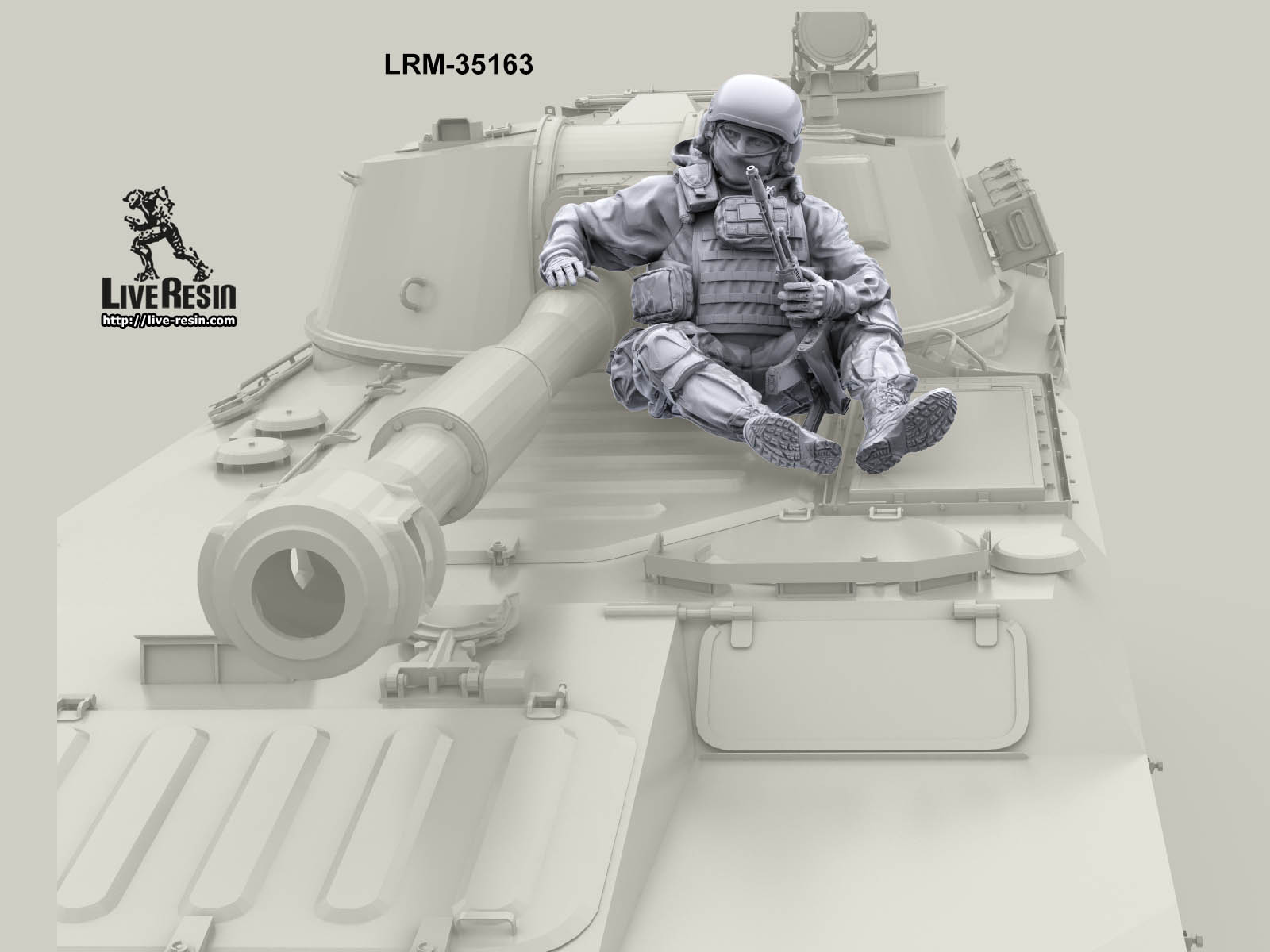 LRM35163 Член экипажа самоходной артиллерийской установки - 1 Live Resin