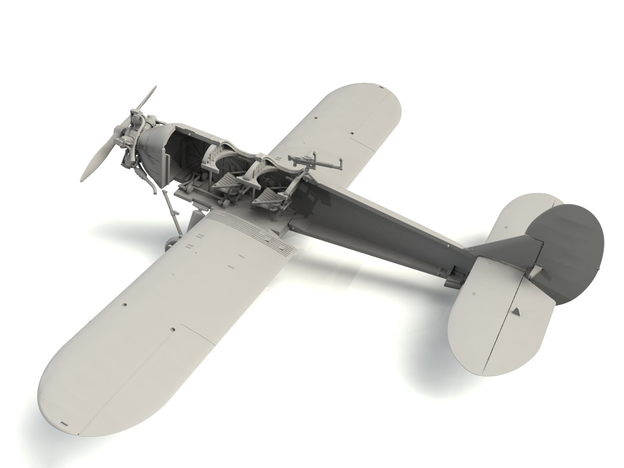 72243 У-2/По-2ВС, Советский легкий ночной бомбардировщик II МВ ICM