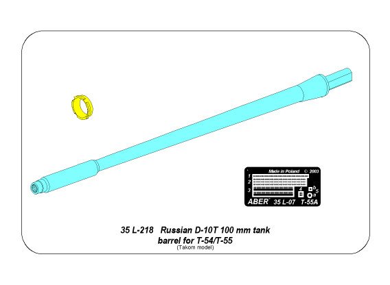 ABR-35-L-218  Дополнения для  Smoke Discharges for German Tanks для Takom model 1/35