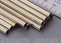 KS9832 Тонкостенная латунная трубка 2 мм, 4 шт