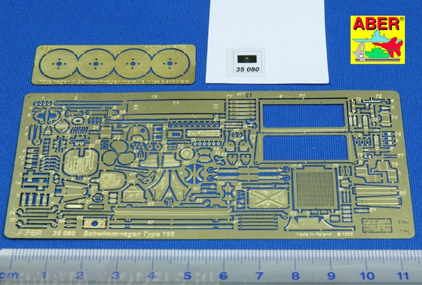 ABR-35-080  Дополнения для  Schwimmwagen type 166 для Tamiya 1/35