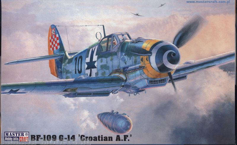 C-151 Самолет BF-109G-14 Croatian A.F. MISTERCRAFT