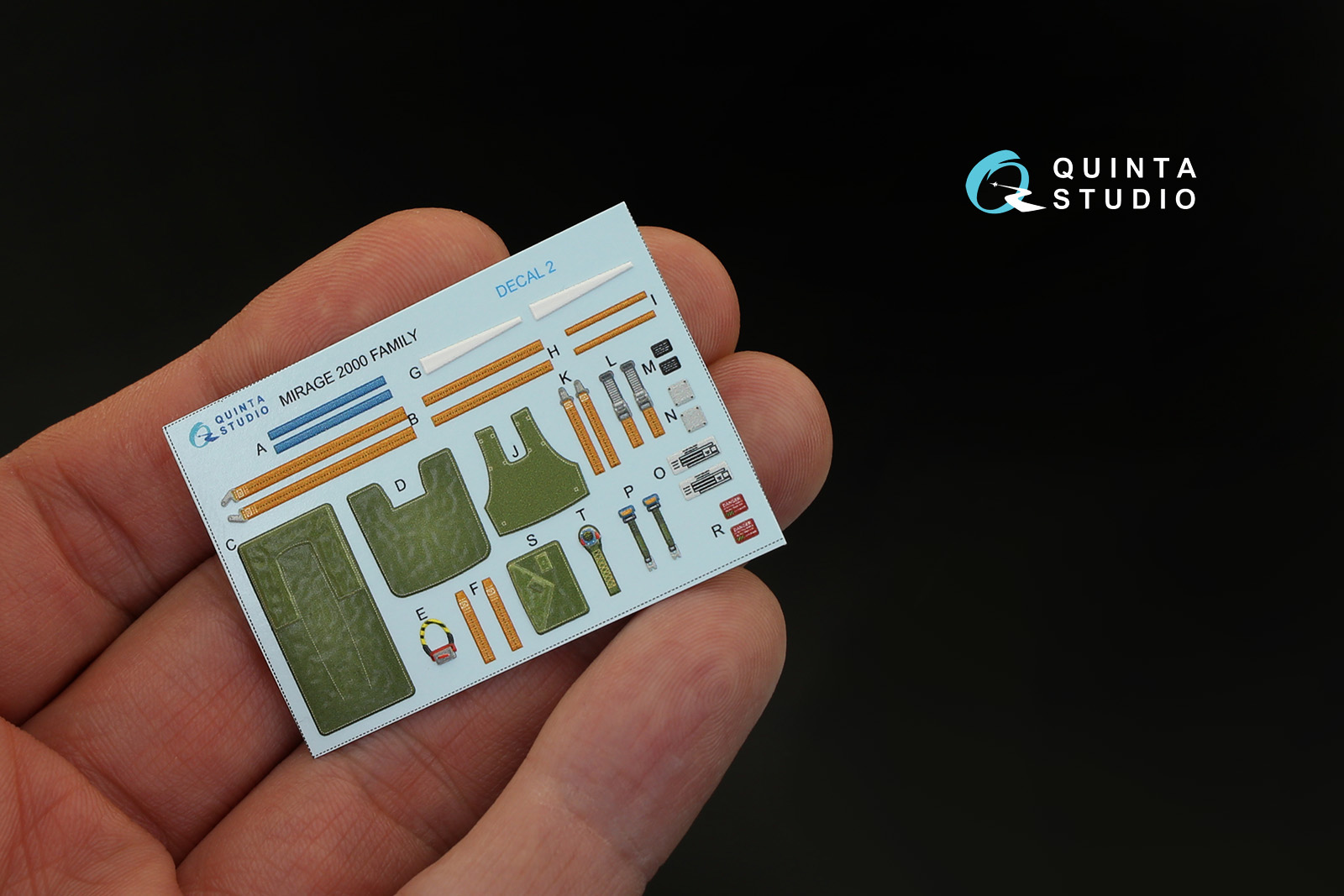 QD32013 1/32 3D Декаль интерьера кабины Mirage 2000N (для модели Kitty Hawk)