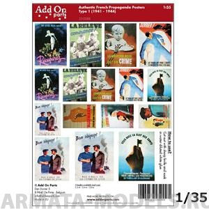 35-0088 Постеры  Authentic French Propaganda Posters, Type 1 (1941 - 1944)