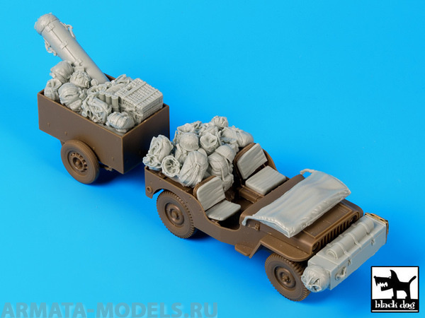 BDT35110 1/35 British para Jeep before drop accessories set