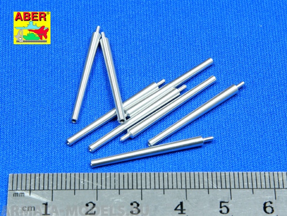 ABR-1:350-L-08  Дополнения для  Set of 8 pcs 406 mm barrels for Japan ships : Mutsu, Nagato  для  1/350