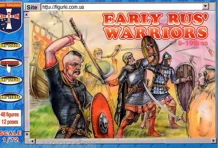 ORI72029 Фигуры Early Rus' Warriors 9-10th cc 1/72 Orion