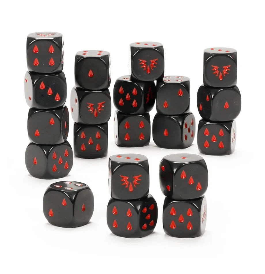 41-45GW Набор кубиков Кровавые Ангелы (Blood Angels Dice Set)