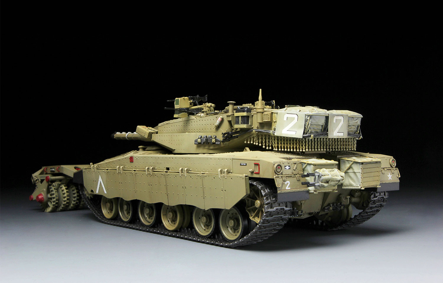 TS-005 Merkava Mk.3 BAZ w/Nochri Dalet Mine Roller S Meng