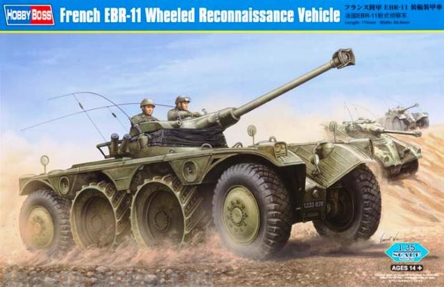 82490 Танк French EBR-11 Wheeled Reconnaissance Vehicle Hobby Boss
