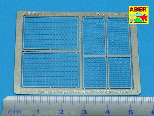 ABR-35-G17  Дополнения для  Grilles for Tiger Porshe для Dragon 1/35