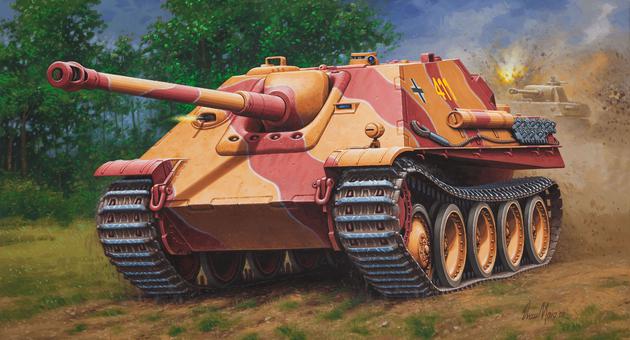 03232 немецкая самоходно-артиллерийская установка Jagdpanther 1:76 Revell
