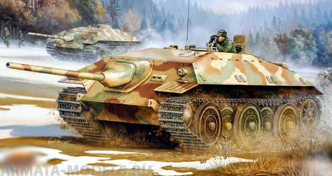 00383 Немецкий истребитель танков Е-25 Trumpeter
