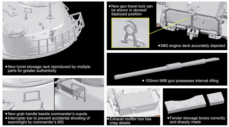 3553 Американский танк M60 PATTON (Паттон) Dragon