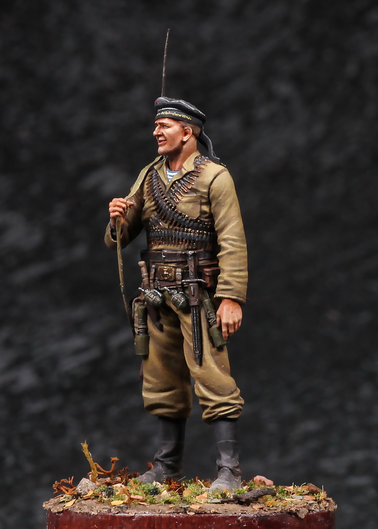 3007SOGA Командир взвода разведки 2-й бригады морской пехоты КБФ. 1941 г SOGA Miniatures