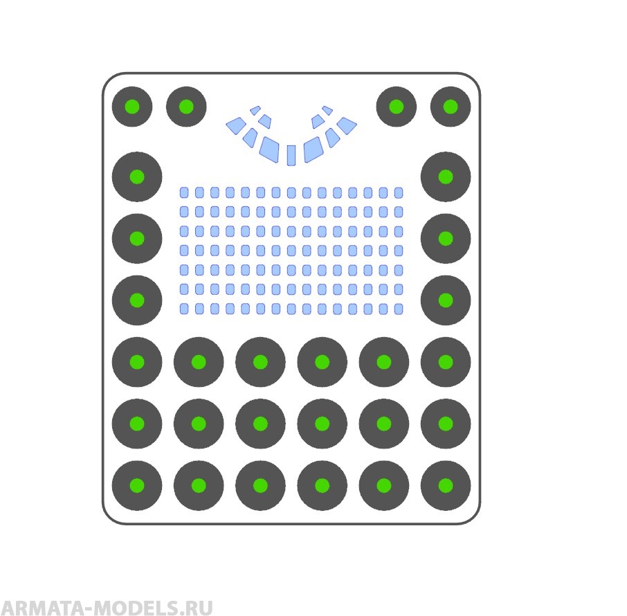 7004PK-2 Российский авиалайнер Ту-154М Алроса PRO KIT
