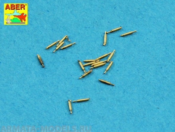 ABR-1:400-L-10  Дополнения для  Set of 20 pcs  (12,7mm) Vickers Mk.III machine gun barrels for Royal Navy ships универсальный набор 1/400