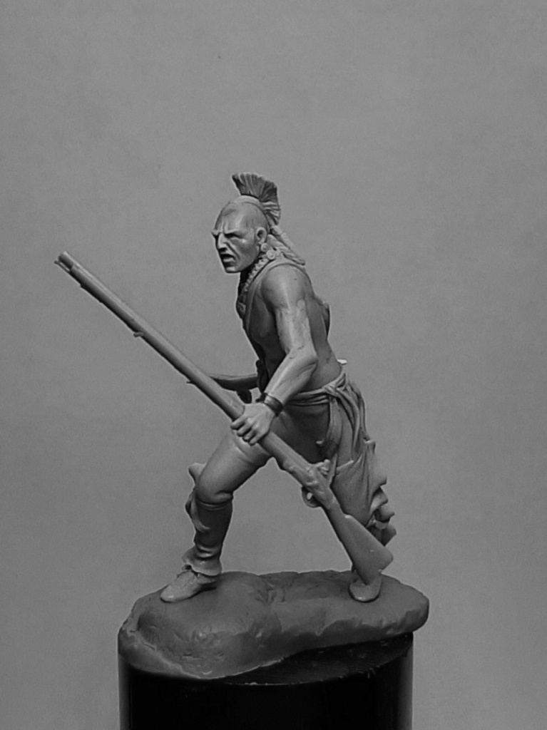 CHM-54318. Ирокез (№5), 1750-60 гг. Материал - смола. Chronos Miniatures