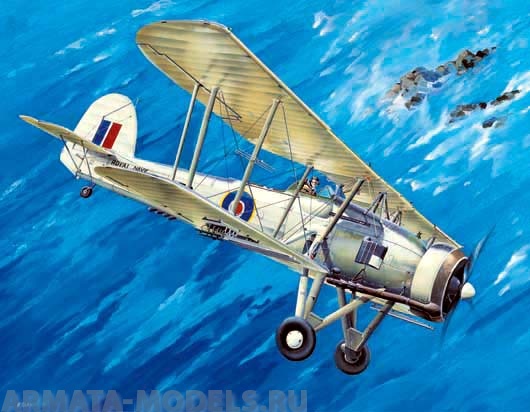 03208 Самолет  Фейри Суордфиш Mk.II Trumpeter