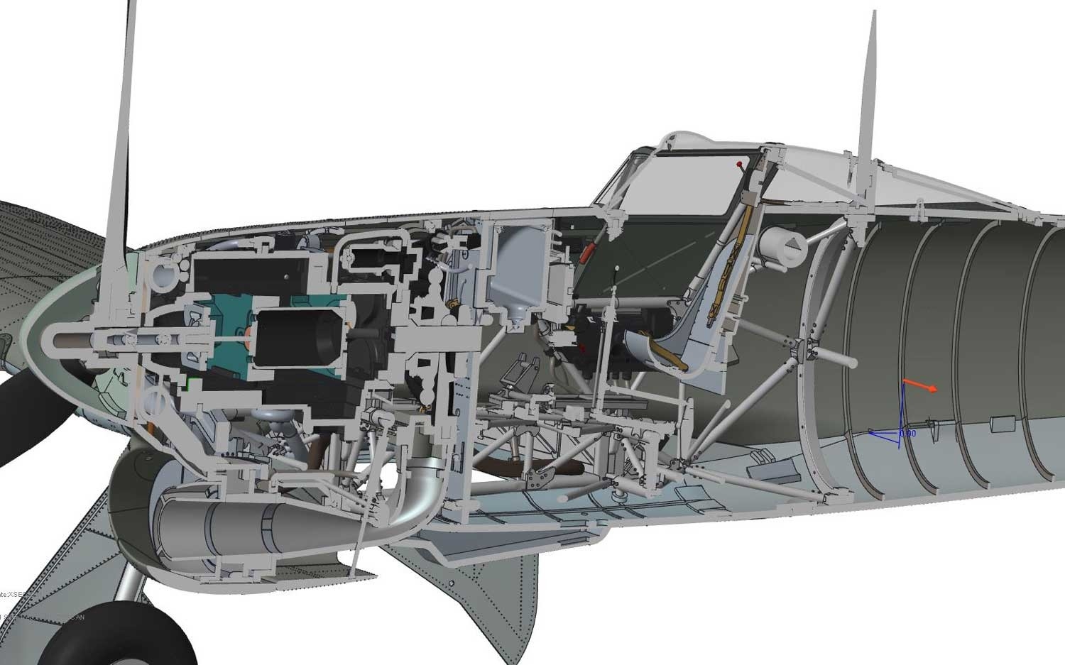A19003  САМОЛЕТ HAWKER TYPHOON MklB Airfix