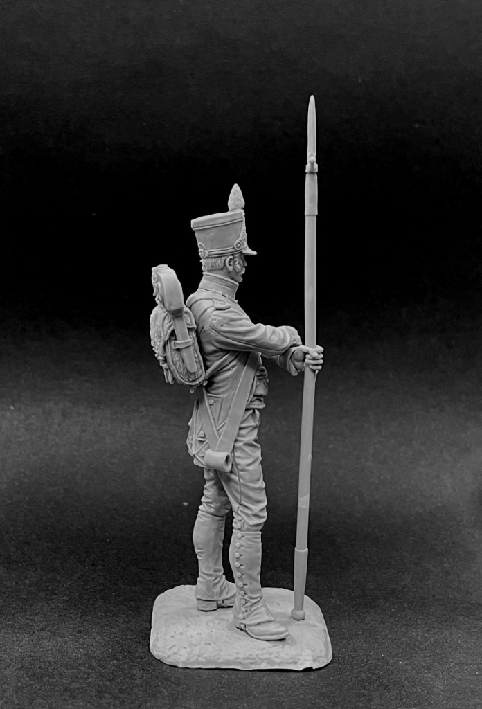 CHM-54296. Санитар медицинской службы, Франция 1812-15 гг. Материал - смола. Chronos Miniatures