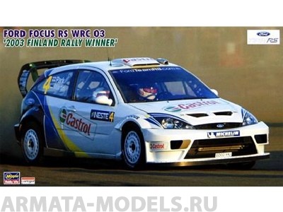 25034 Автомобиль Ford Focus RS WRS 03 Hasegawa