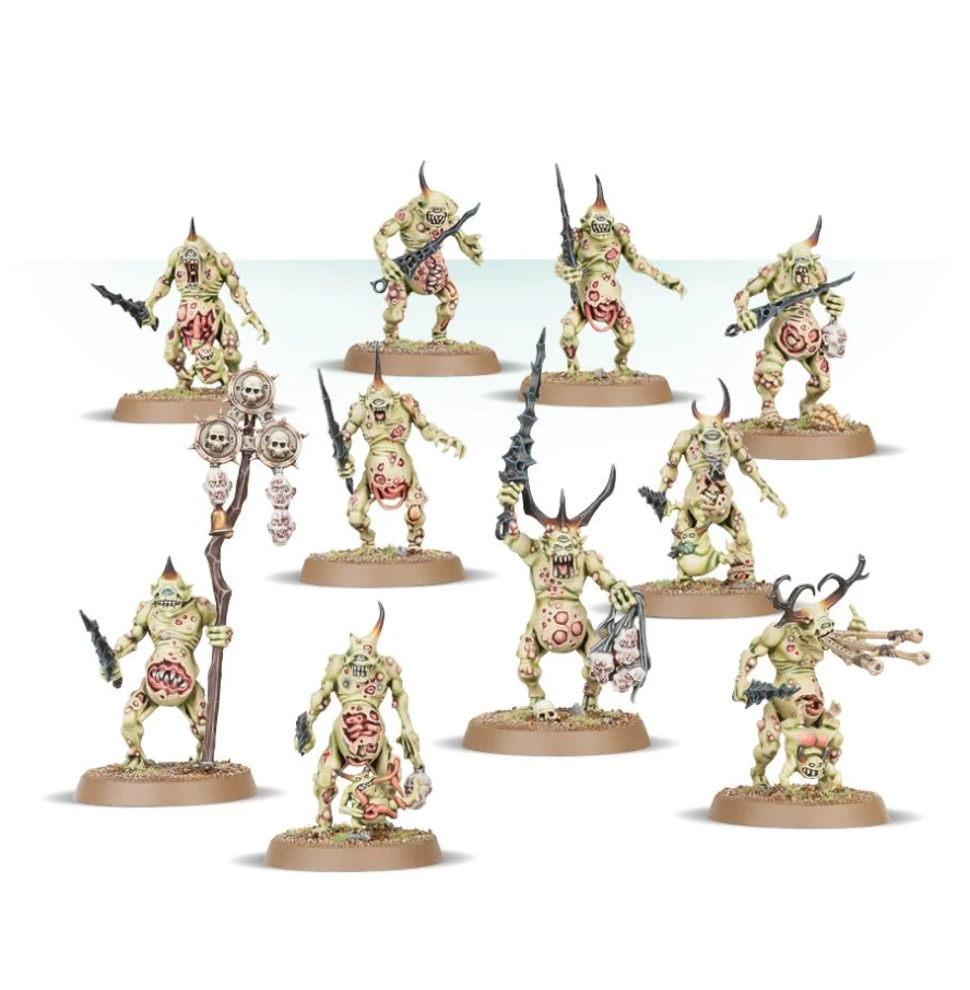 97-10GW Набор Демоны Нургла: Разносчики Чумы (Daemons of Nurgle: Plaguebearers)
