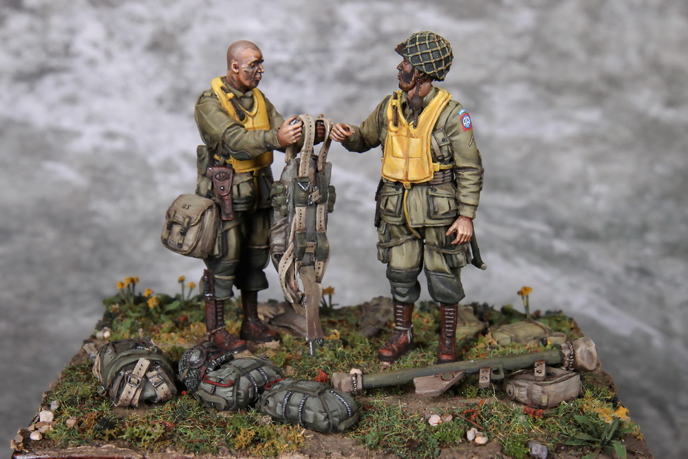 35183SOGA The Bazooka team U.S. Army Airborne. D-Days.1944. SOGA Miniatures