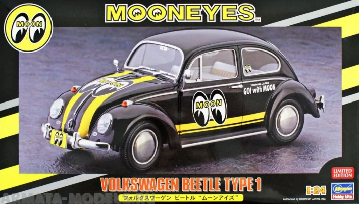 20338 Автомобиль Volkswagen Beetle Moon Eyes (HASEGAWA) 1/24 Hasegawa