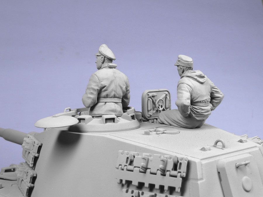 Т-35003 Немецкий танковый экипаж, зима 1944-45 гг (3) Tank