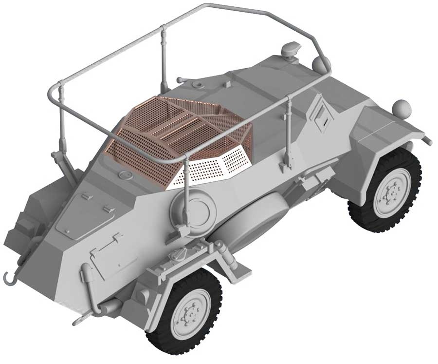 48194 Sd.Kfz.261, Германский бронеавтомобиль радиосвязи ІІ МВ ICM