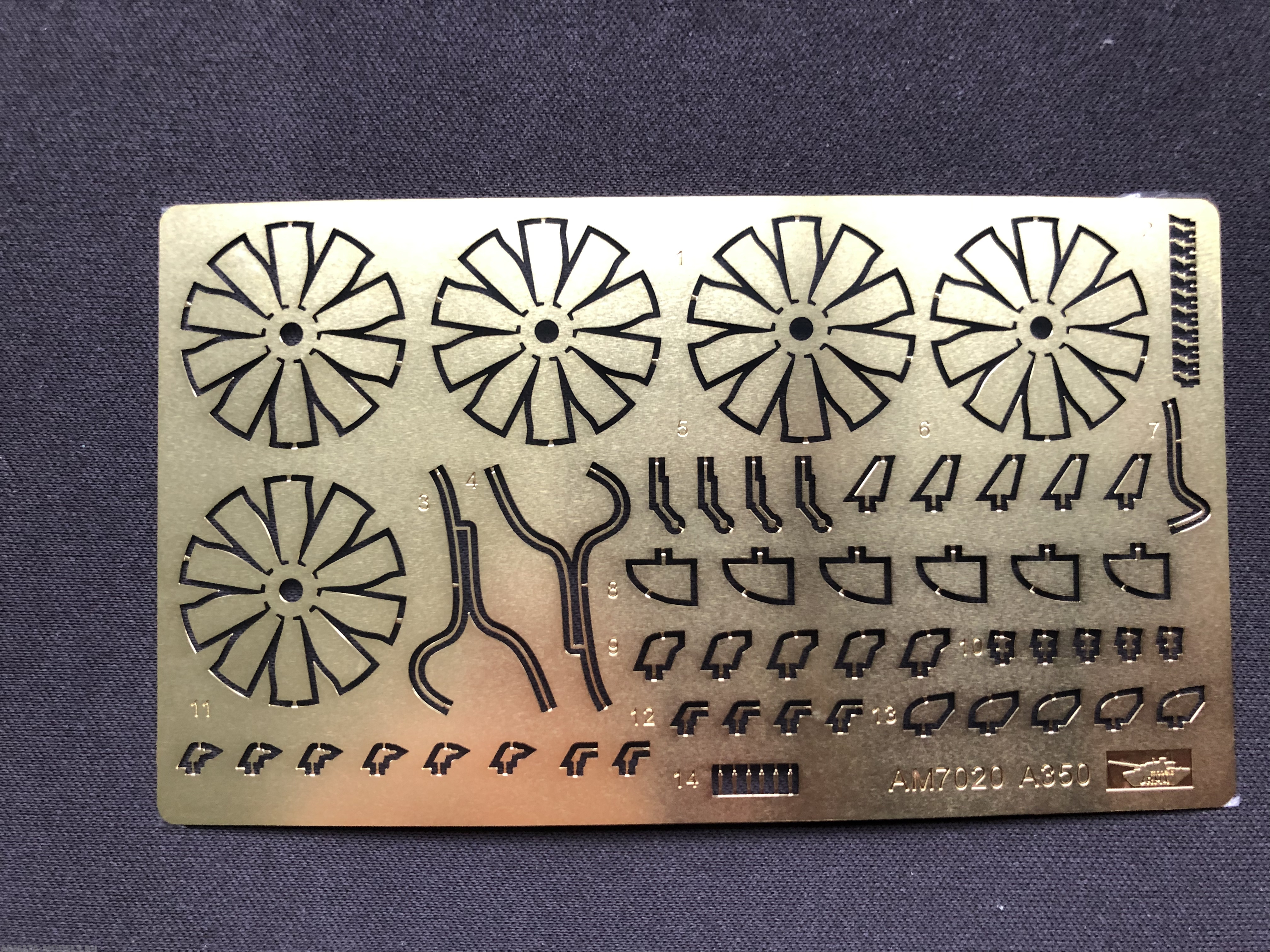 AM7020 Фототравление для Аэробус A350-1000 от Звезды