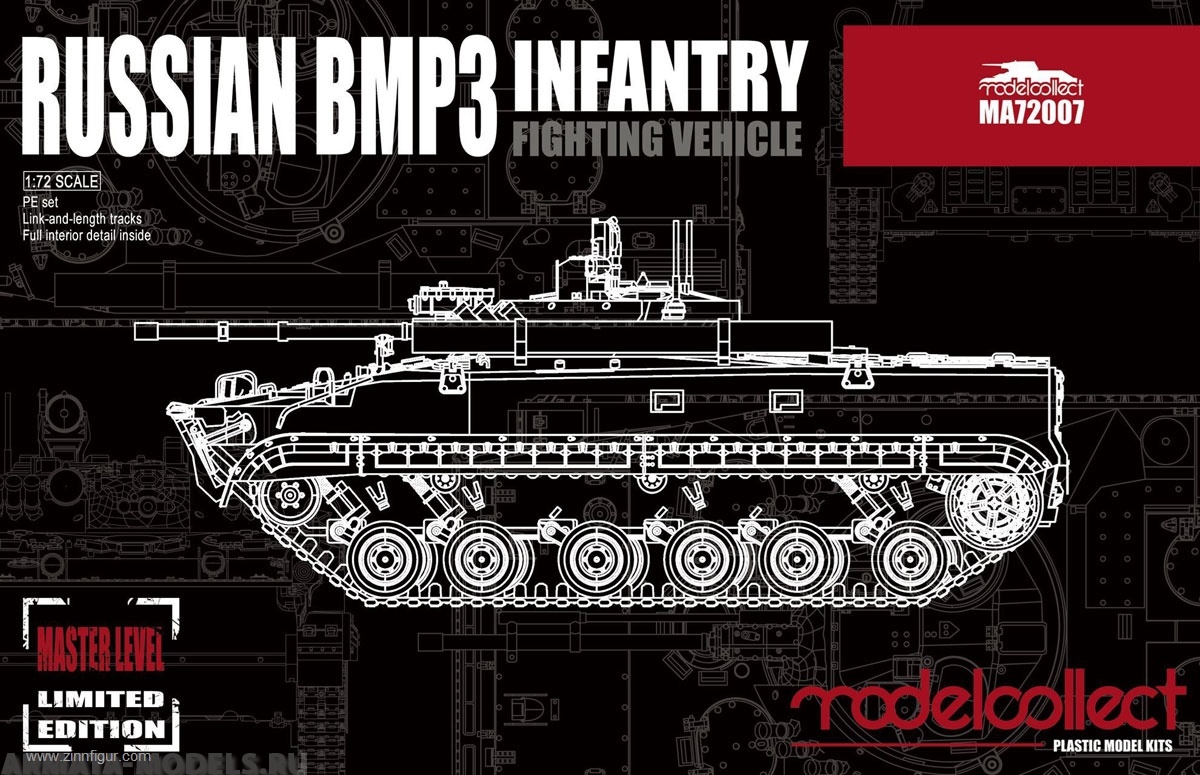 MA72007 RUSSIAN BMP3 infantry fighting vehicle Modelcollect