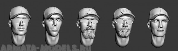ARM356005 Современные головы (ЧВК) №2 ARMOR35